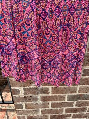 Cynthia Rowley, Pink Paisley Print Skirt, NWT size M